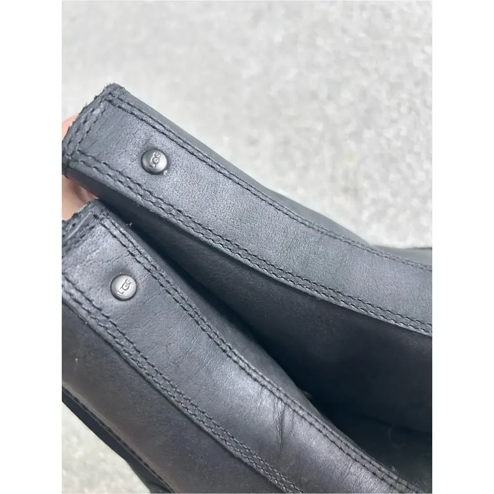 NWOT UGG Men’s Ramosa Black Waterproof Chelsea Rain Boots Size 9